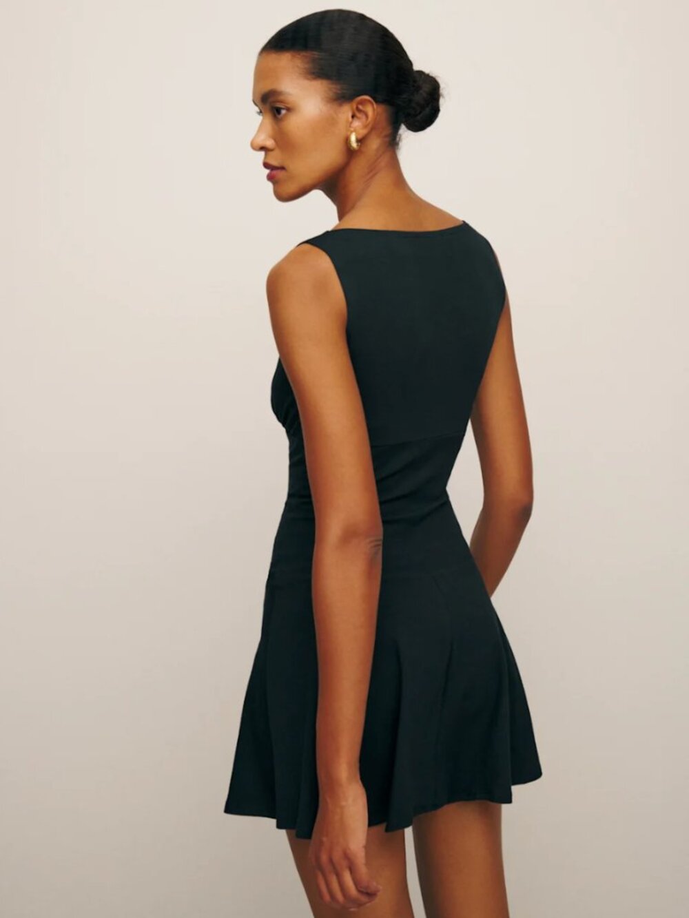 Reformation Mayve Dress Black Size S - Picture 2 of 4